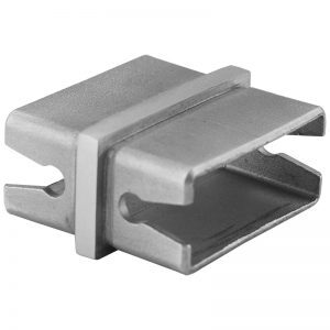 STAINLESS STEEL CONNECTOR 180 DEGREE FOR RECTANGULAR TUBING