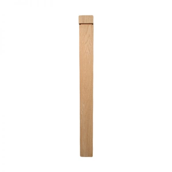 PLAIN NEWEL POST - SOLID SQUARE - WITH MODERN CAP