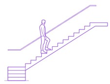 L-Shaped Straight Stairs Drawings 1