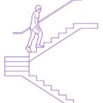 U-Shaped Straight Stairs Drawings